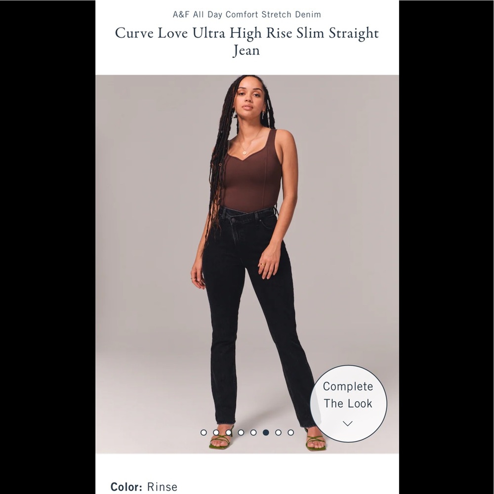 Curve Love Ultra High Rise Slim Straight Jean